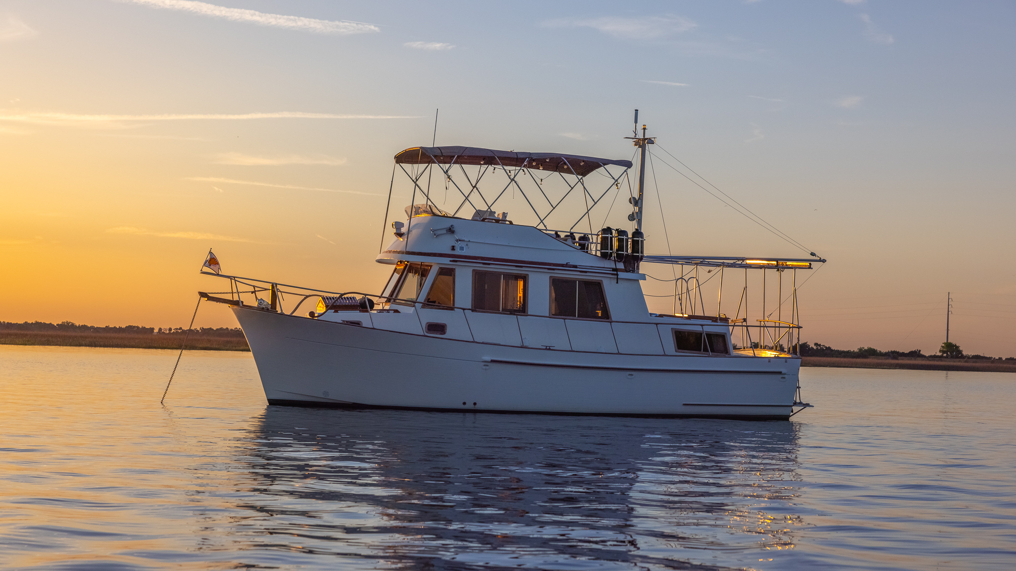 Anchoring at Sharktooth Beach, Jekyll Island