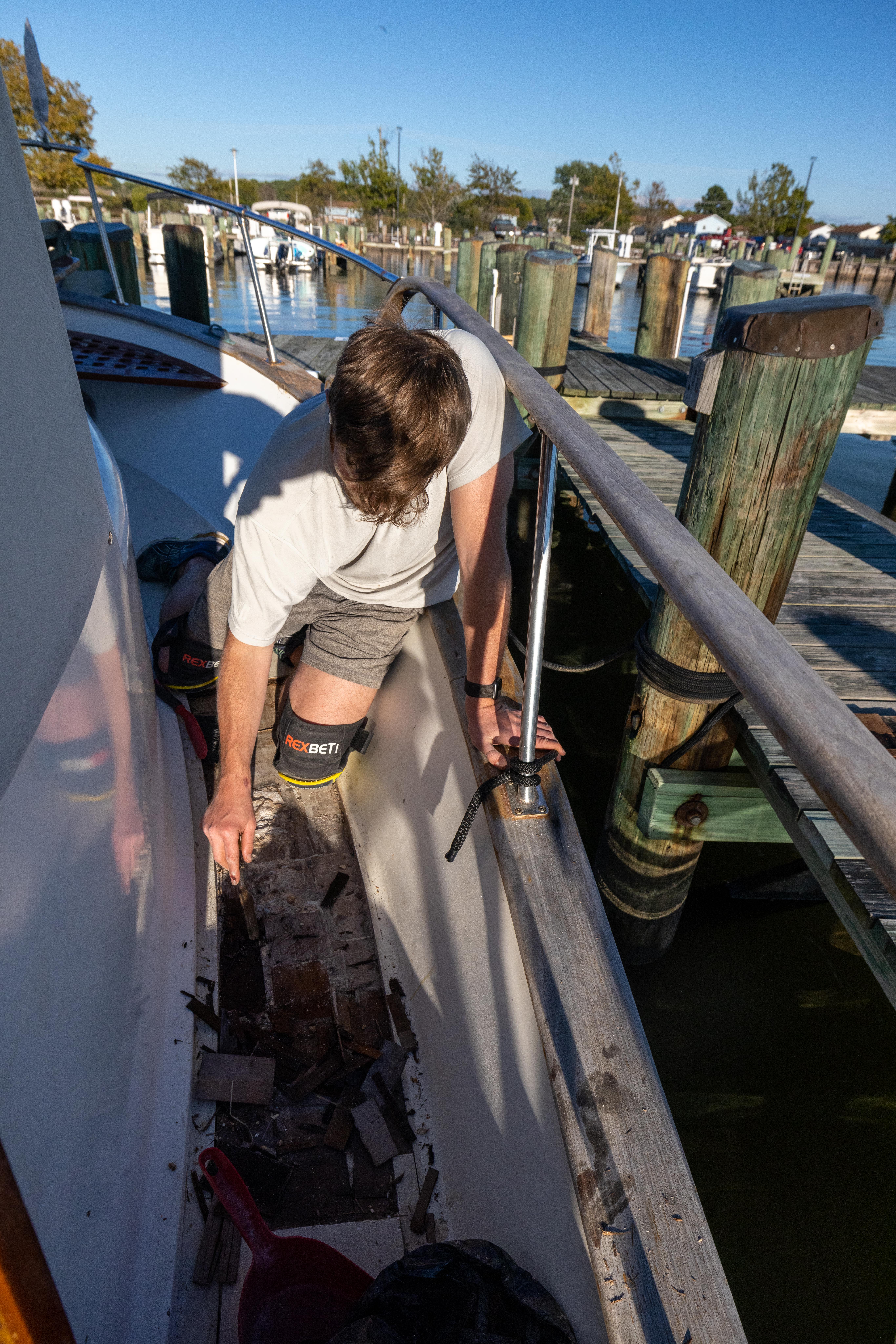 Re-Coring Our Old Trawler’s Leaky Decks