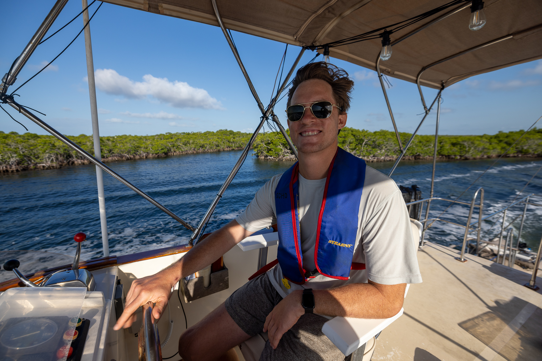 Last ocean cruise in the Florida Keys to our protected hurricane hole (No Name Harbor, Key Biscayne)