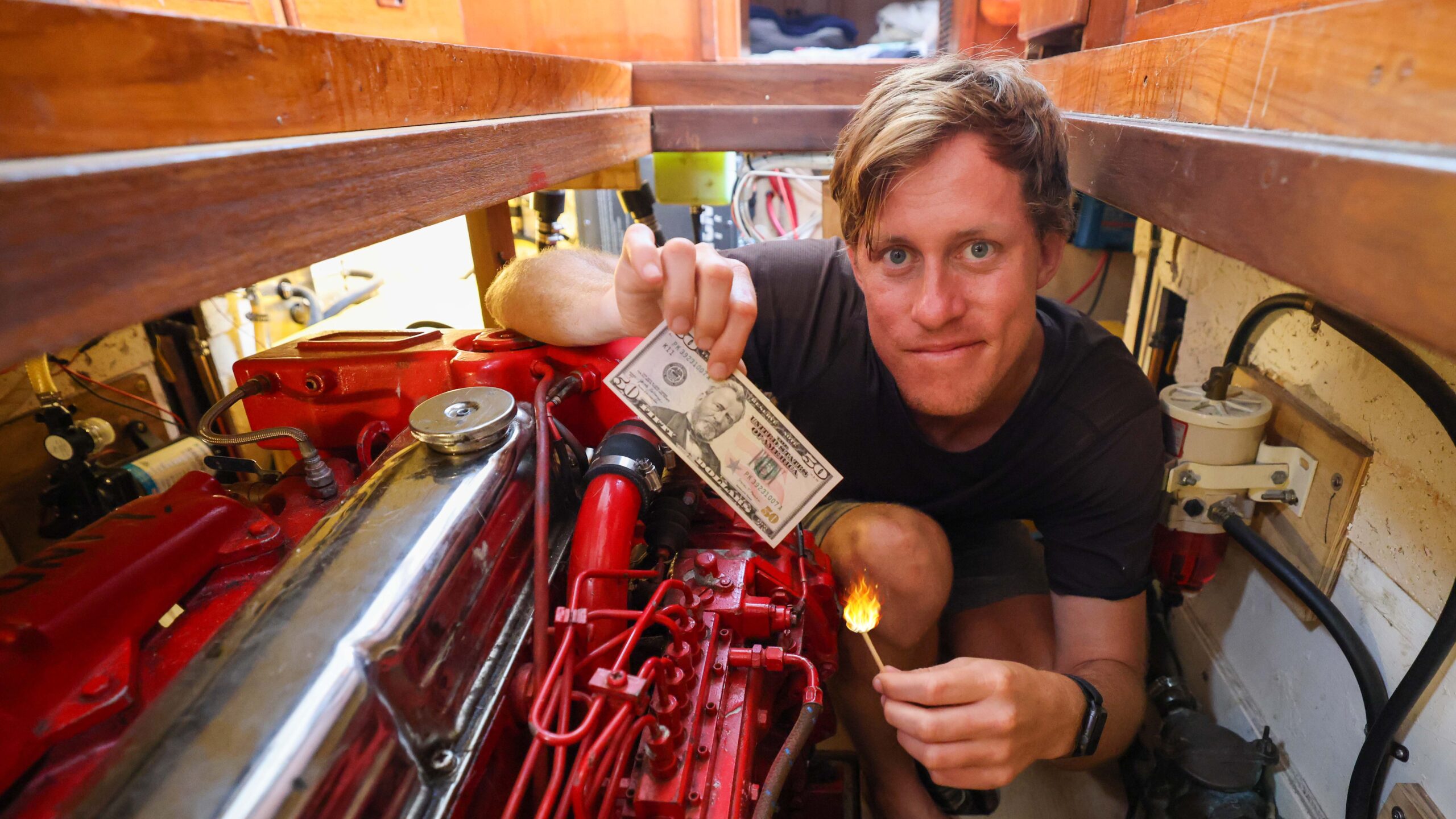 Tips for saving diesel on an old trawler