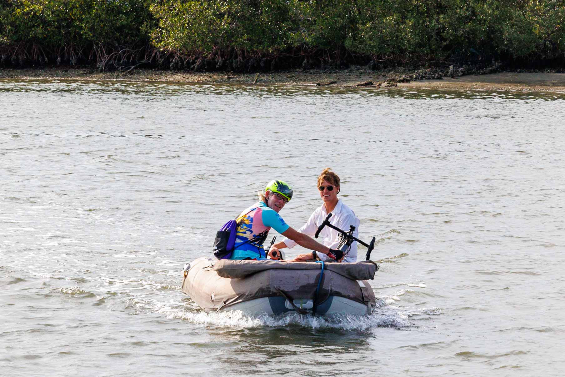Tons of wildlife on the Indian River towards New Smyrna Beach on the Great Loop