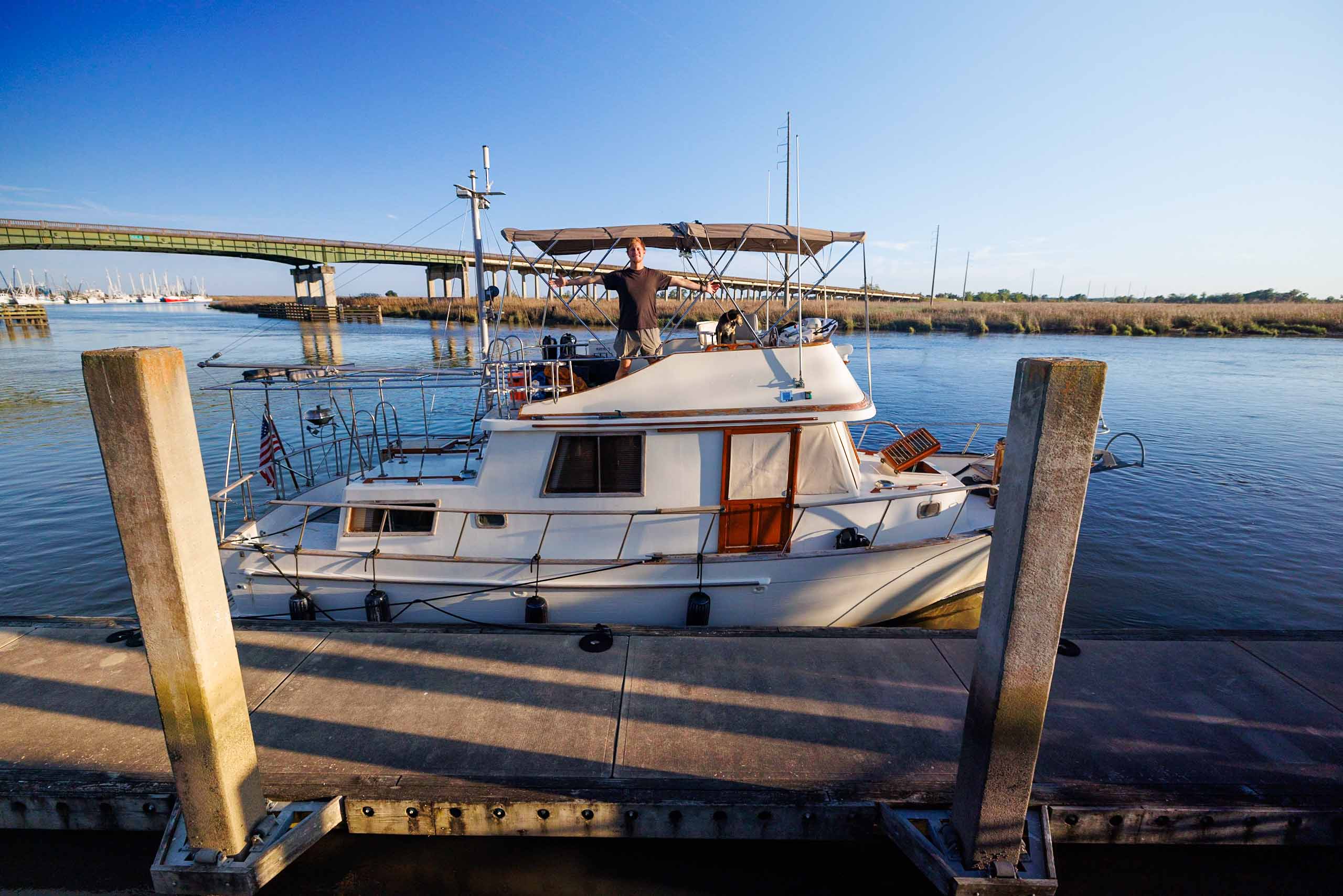 Exploring a new town off the beaten path in Georgia, Darien