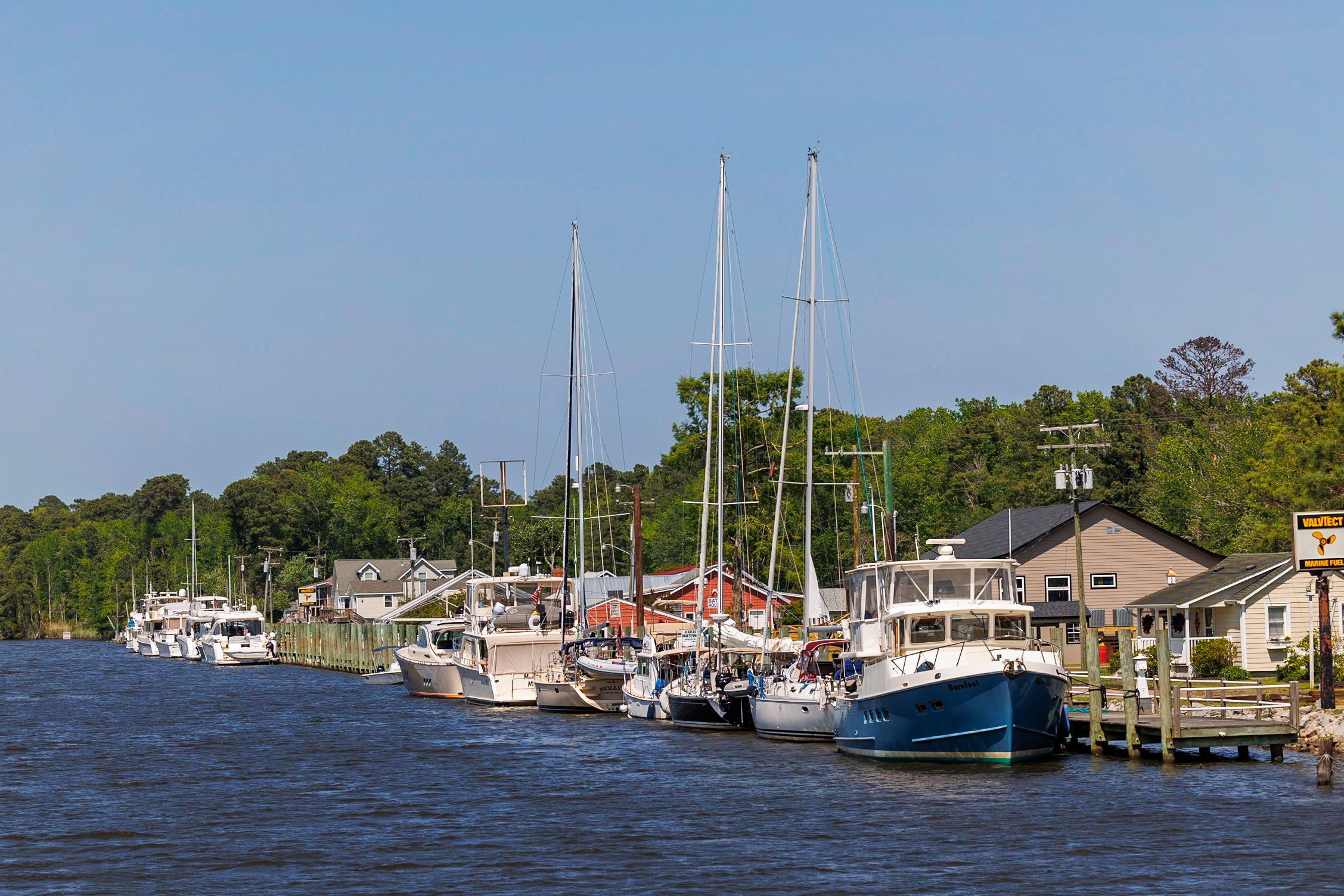 The DAY AFTER (crossing the Albermarle Sound to the VIRGINIA CUT)