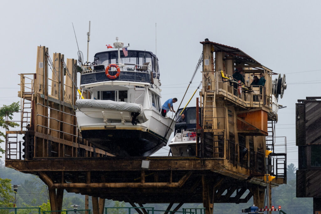 Mainship on the Marine Railway