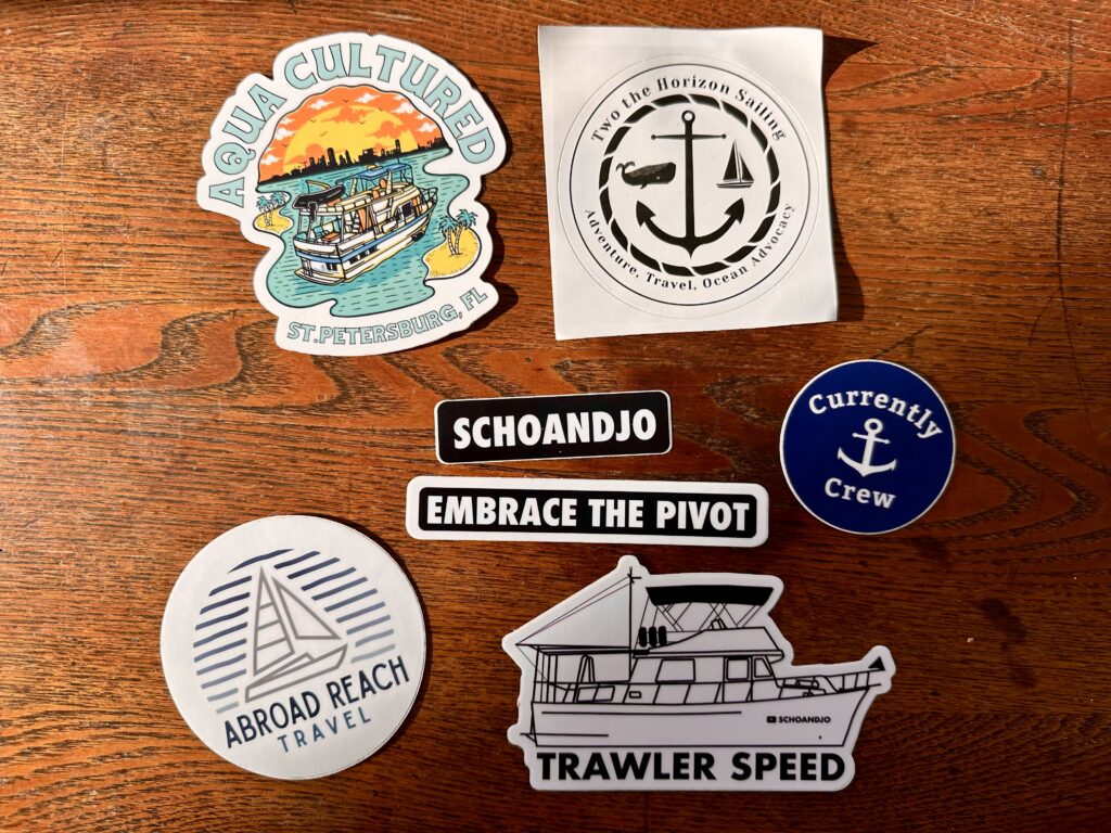 Stickers we collected along the Great Loop