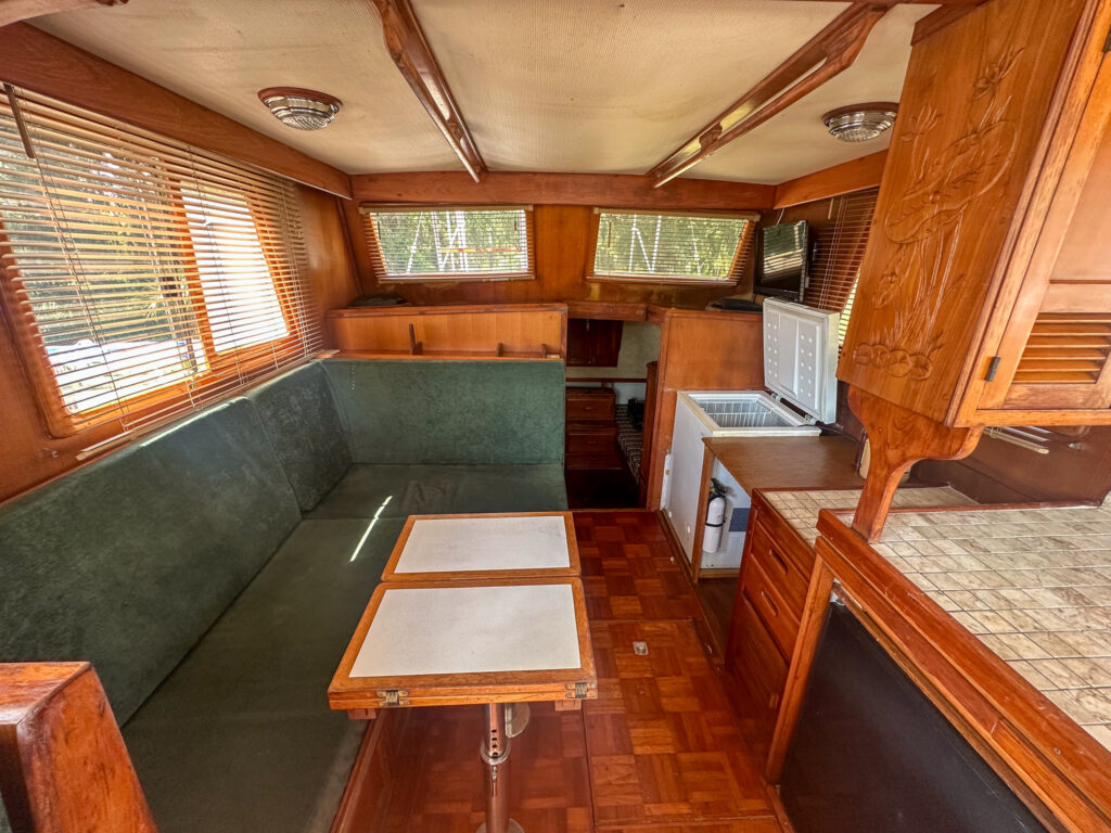 Defrosting the refrigerator, an important part of boat maintenance