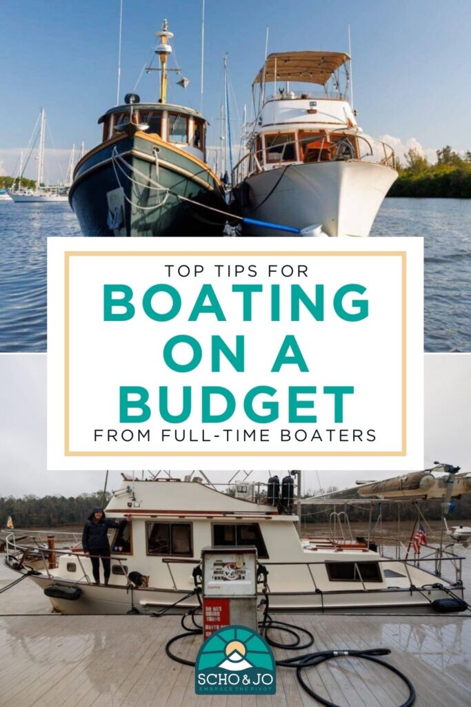 Tips for Boating on a Budget | How to Save Money When Living on a Boat | Boat life | Money Saving tips for living on a boat | Sailing in the US | How to save money boating | Can you live on a boat for cheap