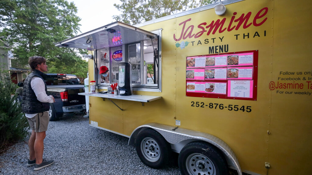 food truck new village brewery oriental nc