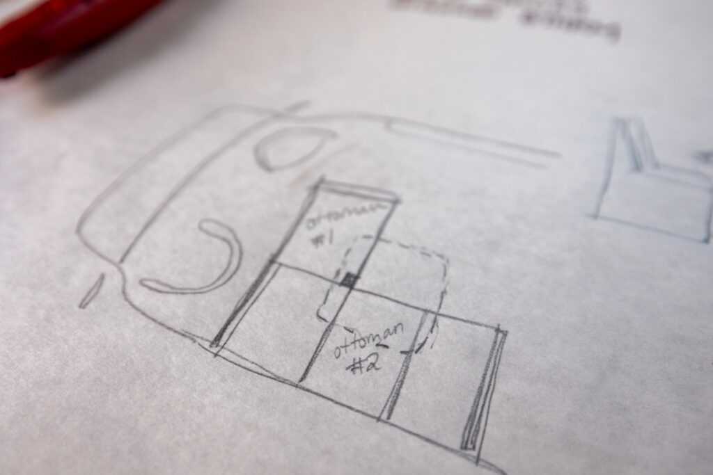 van layout seating